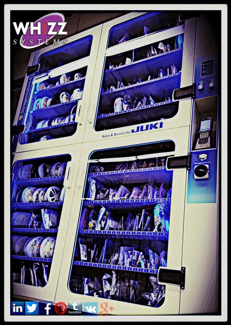 Whizz Systems added state of the art Juki ISM500 Intelligent Storage System in-house. http://goo.gl/vy9y5p